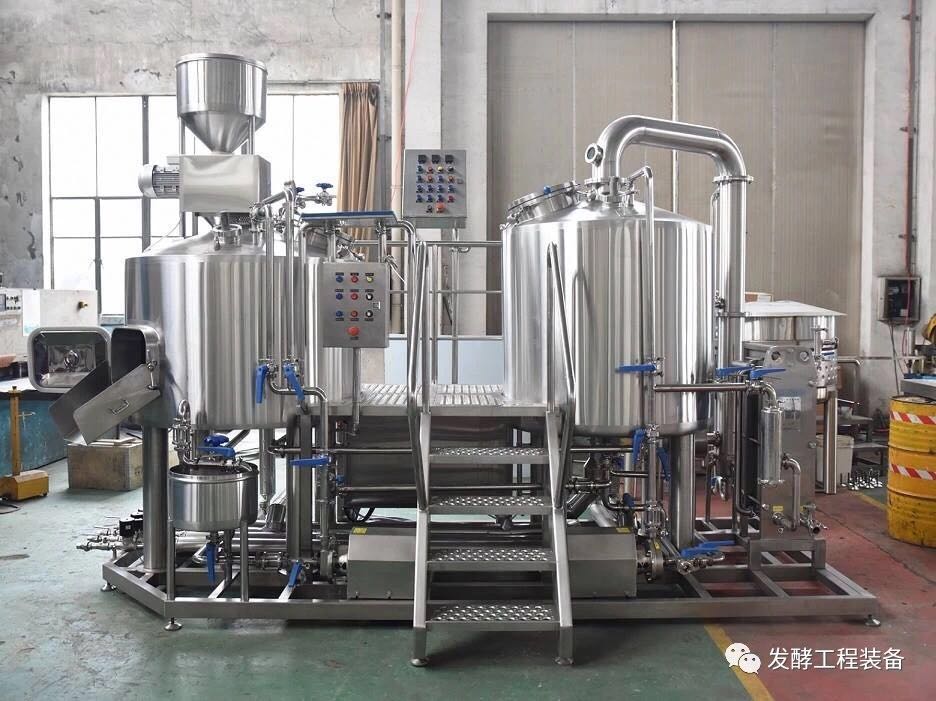 7BBL Skid-Mounted Beer Brewing System, brew house