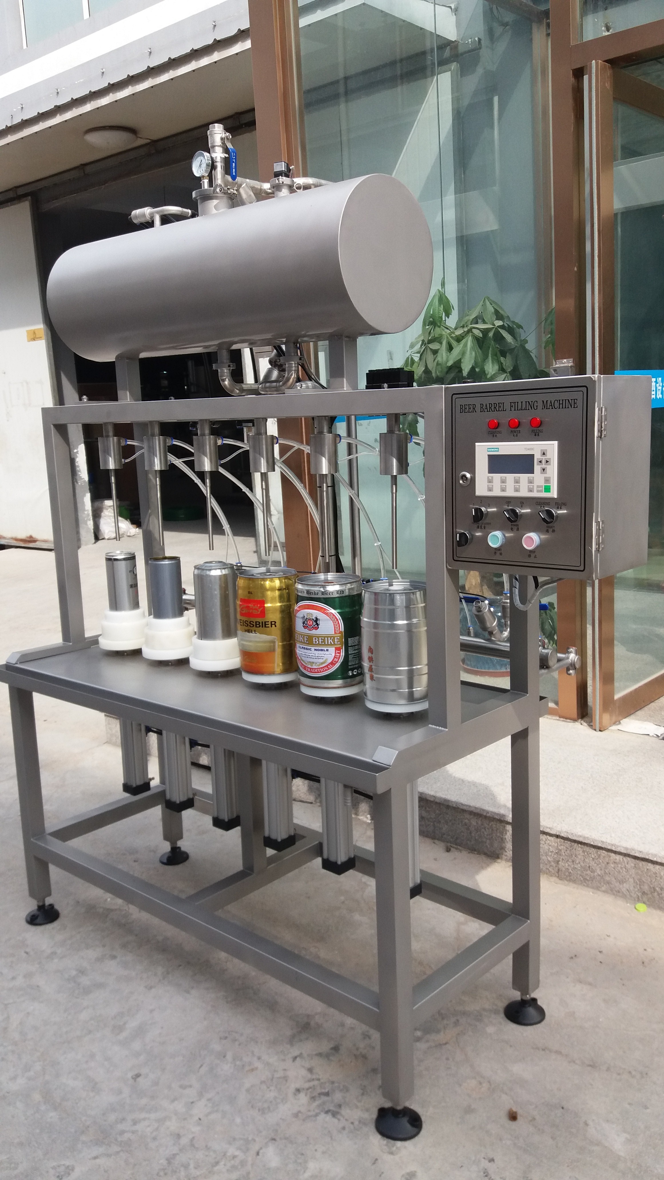 Beer Cans Filling and capping Machine