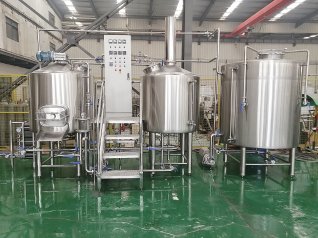 A complete 500L brewery equipment will install in India soon