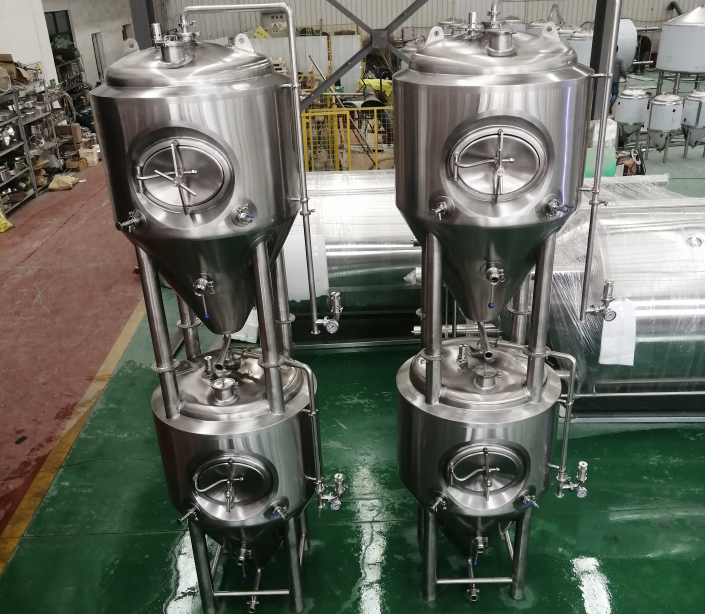 3BBL Double stack fermentation tanks