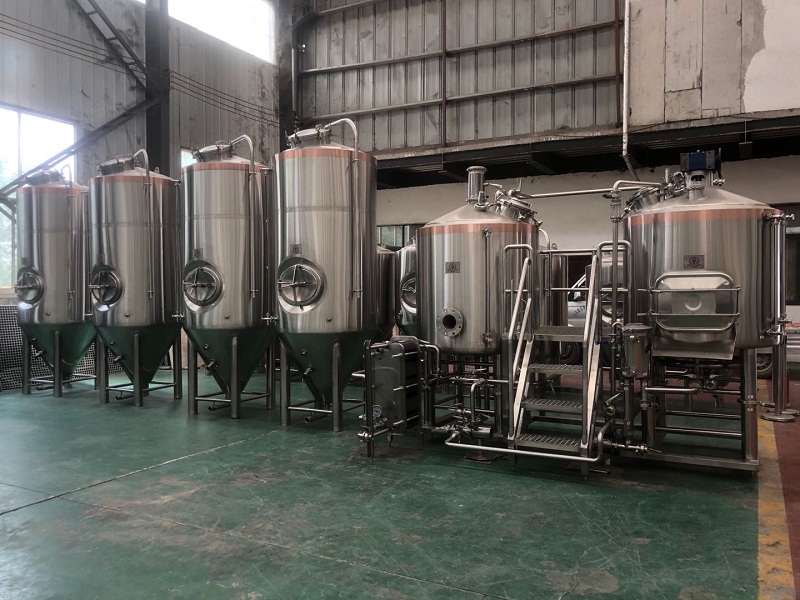 5BBL Pub brewery copper ring equipment 