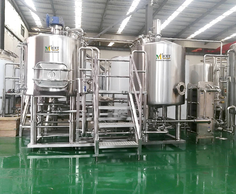 5bbl Micro brewing brewhouse skid-mounted