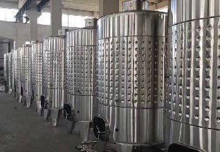 Wine brewing tanks 