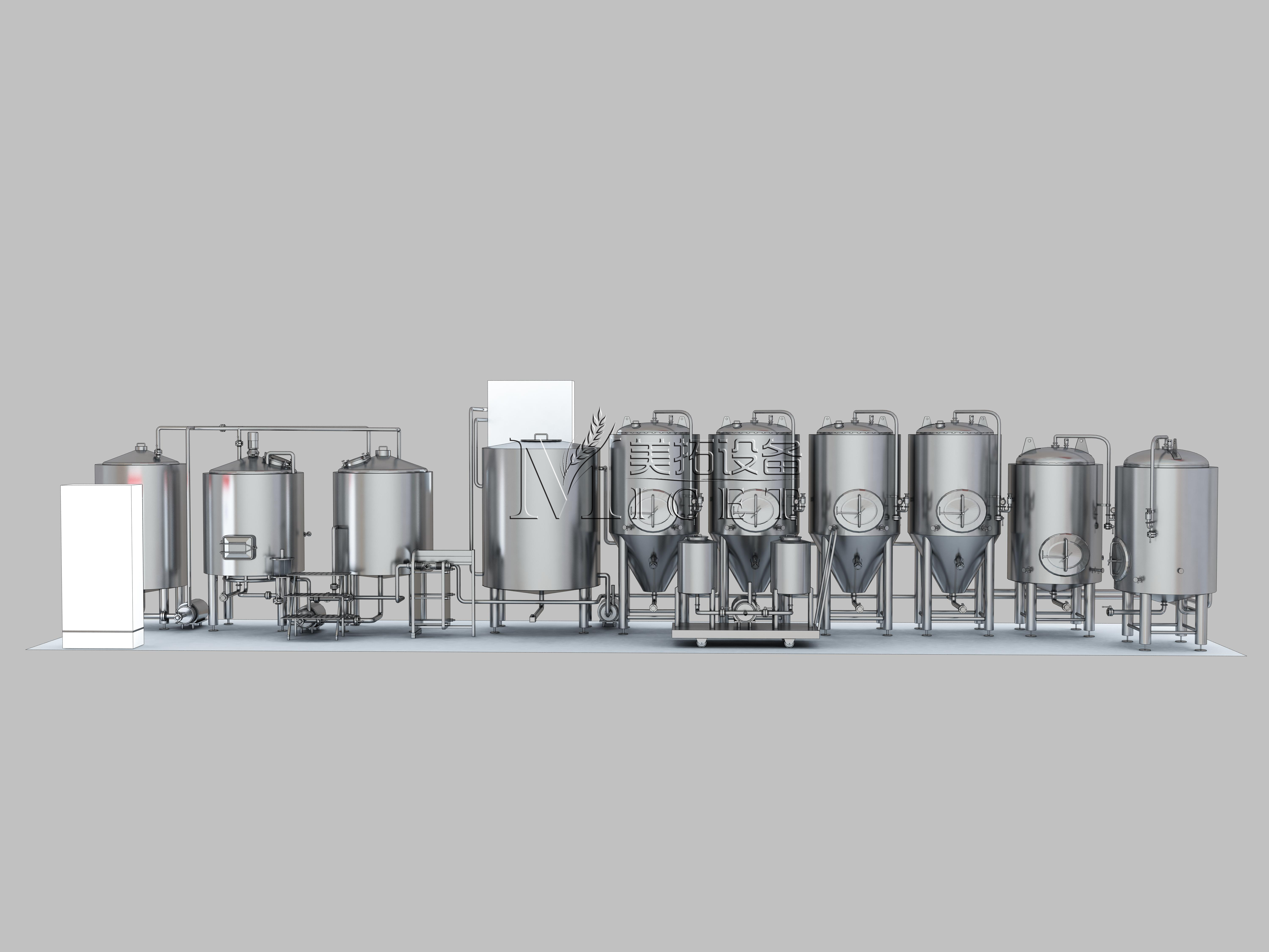 Micet-500L Container Microbrewery With BBT