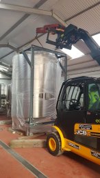 40BBL Brewery equipment installing in UK