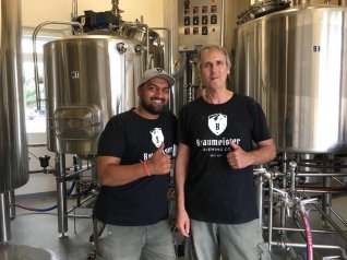 Braumeister Brewing Co finished the installation and made first brewing