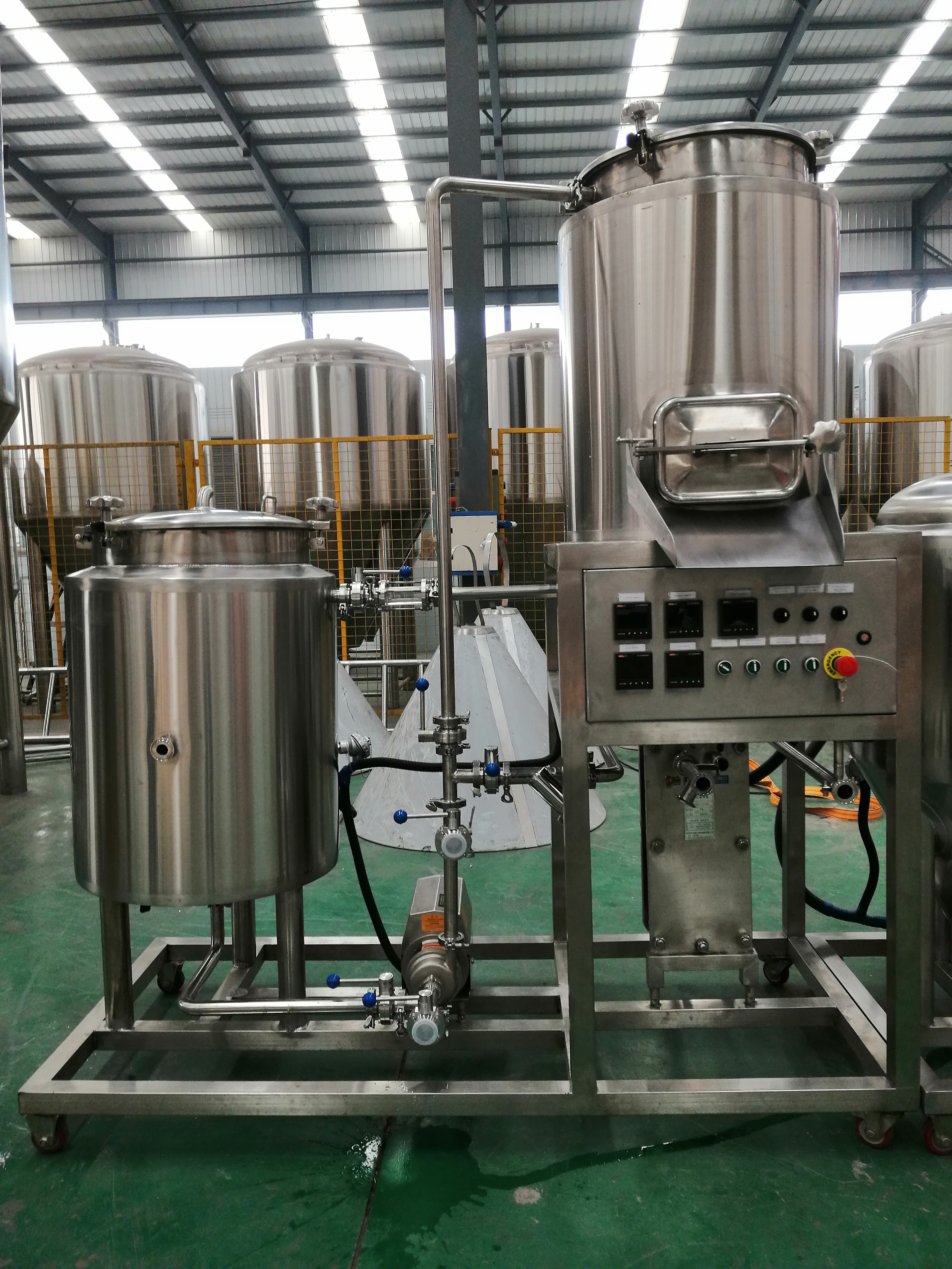 100L home brewing equipment design