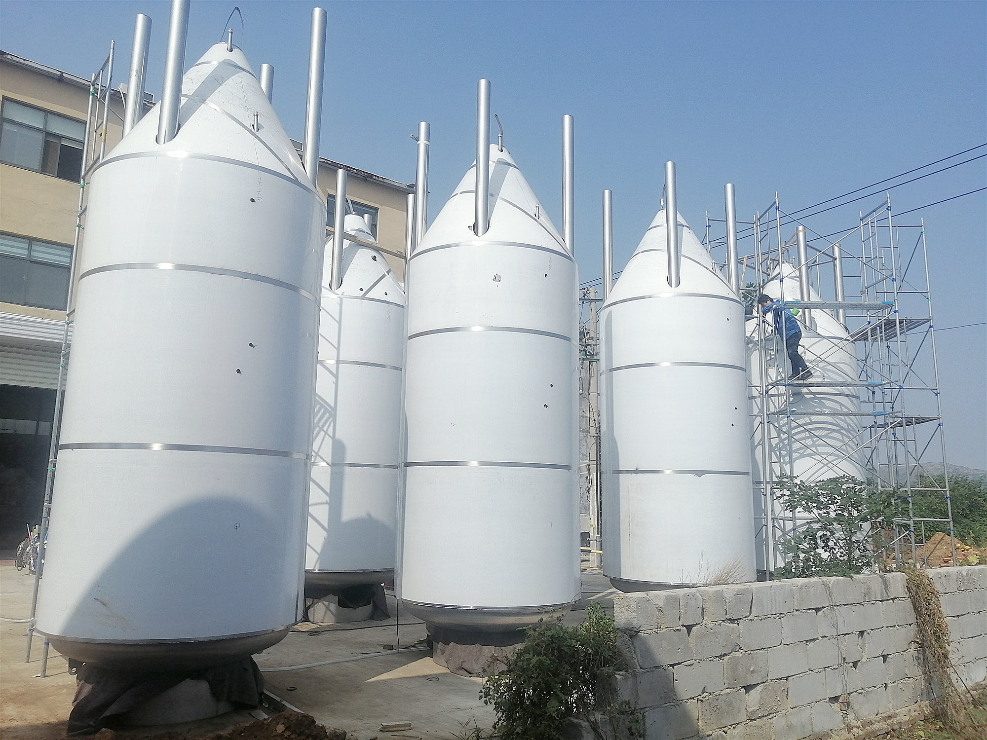 12000L Commercial Fermentation tanks