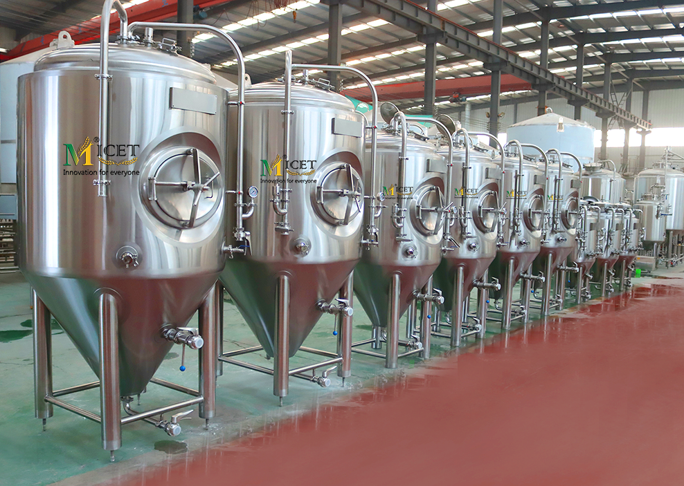 1000L Direct fired microbrewery equipment